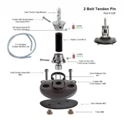 Chinook Mast Base 2-Bolt Tendon Europin