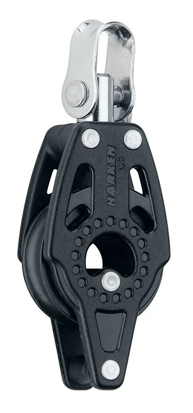 Harken Block 29mm Carbo Single With Swivel & Becket 1 Harken Block 29mm Carbo Single With Swivel & Becket