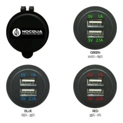 Nocqua Pro Power Dual USB Adapter -The Boat Equipment Shop nocqua pro power dual usb adapter 3